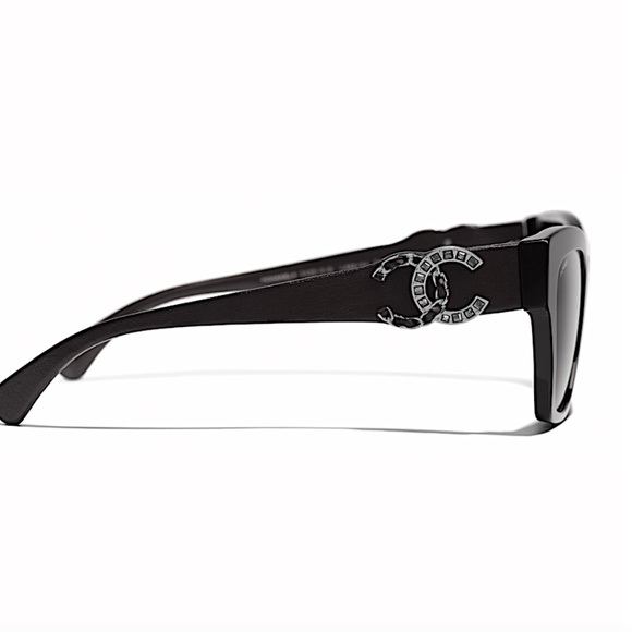 CHANEL CH5457QB Sunglasses black with tag main image 4
